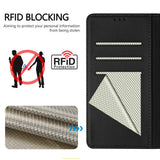 For-Xiaomi-Redmi-15-5G-(Global)-(169mm)-Case-Imprinted-Honeycomb-RFID-Blocking-Leather-Phone-Cover-with-Strap-Black