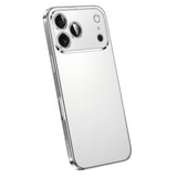 SULADA-Nature-Series-for-iPhone-17-Pro-TPU-Case-Electroplating-Matte-Phone-Cover-Silver
