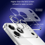 SULADA-Nature-Series-for-iPhone-17-Pro-TPU-Case-Electroplating-Matte-Phone-Cover-Silver