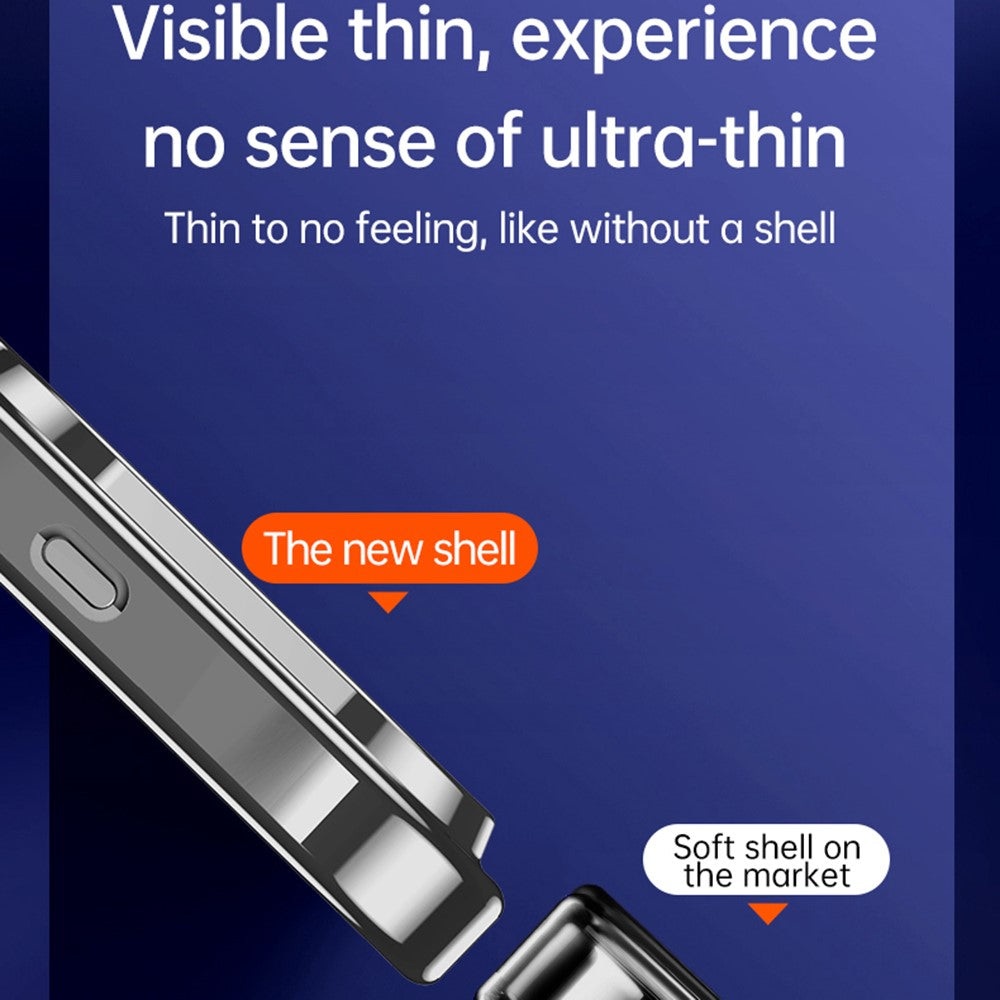 SULADA-Nature-Series-for-iPhone-17-Pro-TPU-Case-Electroplating-Matte-Phone-Cover-Silver