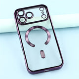 For-iPhone-17-Pro-Max-Magnetic-Case-CD-Veins-Glass-Lens-Guard-TPU-Phone-Back-Cover-Purple