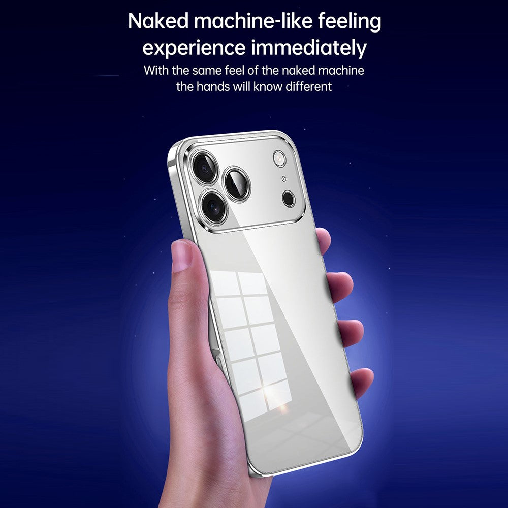 SULADA-For-iPhone-17-Pro-Case-Ultra-Thin-Electroplated-TPU-Clear-Phone-Cover-Black