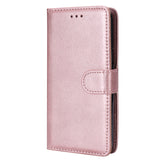 For-iPhone-17-Case-2-in-1-Detachable-Magnetic-Leather-Wallet-Mobile-Cover-with-Strap-Rose-Gold