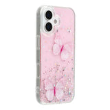 For-iPhone-17-TPU-Case-WANLONFENG-AW-Series-PVC-Butterfly-Epoxy-Phone-Cover-with-HD-Film-Pink