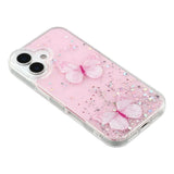 For-iPhone-17-TPU-Case-WANLONFENG-AW-Series-PVC-Butterfly-Epoxy-Phone-Cover-with-HD-Film-Pink