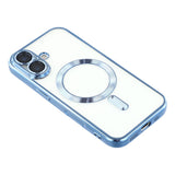 For-iPhone-17-Magnetic-Case-WANLONFENG-Full-Protection-Electroplated-TPU-Cover-with-Tempered-Glass-Blue