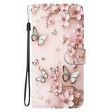 For-Samsung-Galaxy-A56-5G-Wallet-Case-Pattern-Printing-Leather-Stand-Phone-Cover-with-Strap-Pink-Butterfly