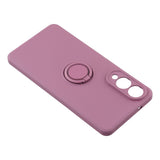 For-Samsung-Galaxy-S25-Edge-Silicone-Case-with-Strap-Ring-Kickstand-Phone-Cover-Purple