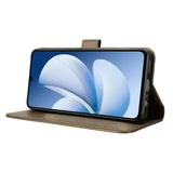 Leather-Wallet-Case-for-Realme-Note-70T-4G-/-Narzo-80-Lite-4G-/-Realme-C71-4G-(India)-Diamond-Texture-Phone-Cover-with-Strap-Brown