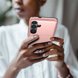 For-Samsung-Galaxy-S25-FE-Case-with-Card-Holder-TPU-+-PC-Phone-Back-Cover-White