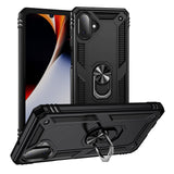 For-Samsung-Galaxy-A07-4G-Case-PC-+-TPU-Phone-Cover-with-Kickstand-Black