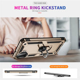 For-Samsung-Galaxy-A07-4G-Case-PC-+-TPU-Phone-Cover-with-Kickstand-Gold