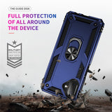 For-Samsung-Galaxy-A07-4G-Case-PC-+-TPU-Phone-Cover-with-Kickstand-Blue