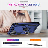 For-Samsung-Galaxy-A07-4G-Case-PC-+-TPU-Phone-Cover-with-Kickstand-Blue