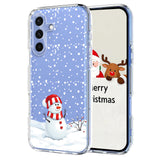 For-Samsung-Galaxy-A56-5G-Case-Christmas-Themed-Pattern-Printing-TPU-Phone-Back-Cover-Christmas-Snowman