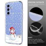 For-Samsung-Galaxy-A56-5G-Case-Christmas-Themed-Pattern-Printing-TPU-Phone-Back-Cover-Christmas-Snowman