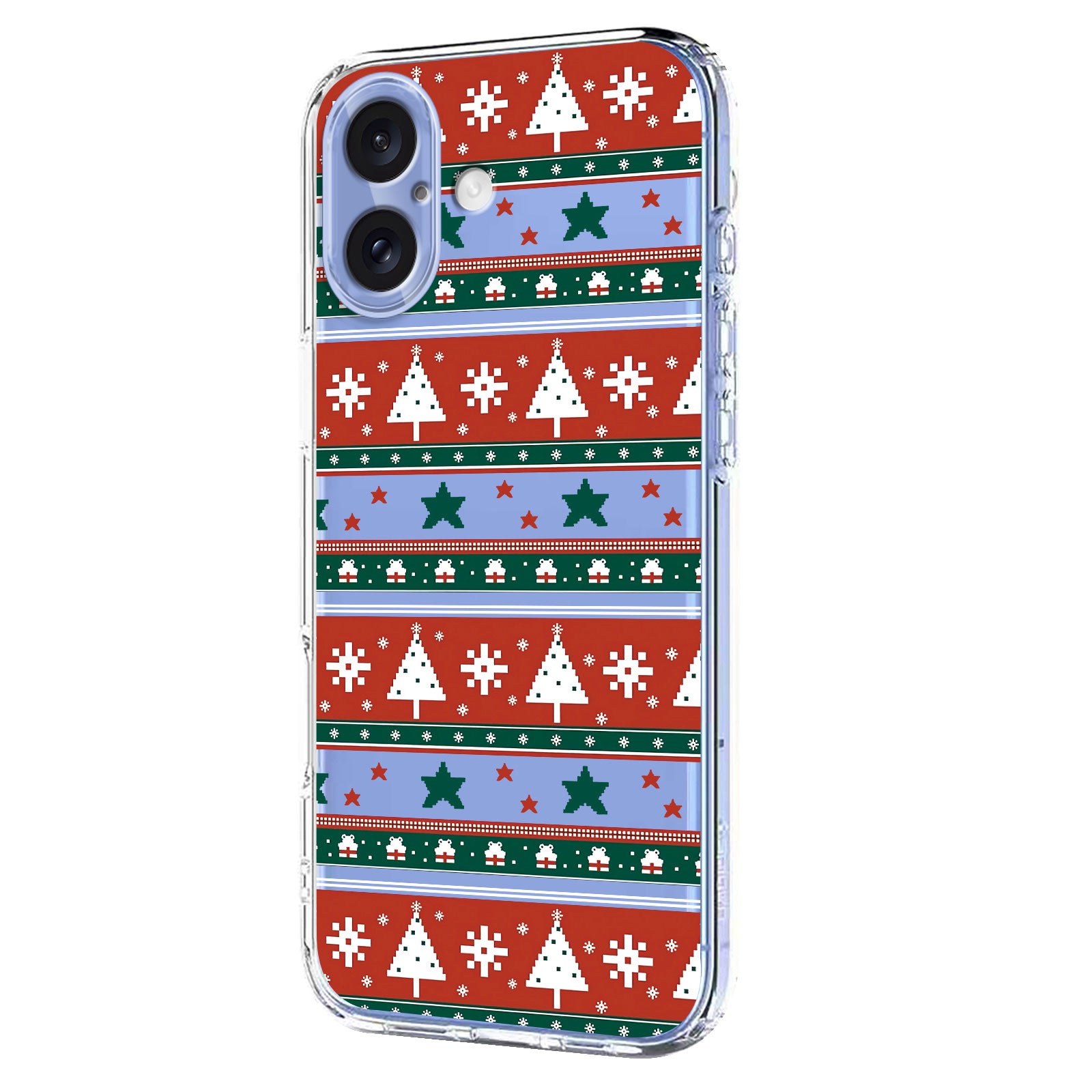 For-iPhone-16-Case-Christmas-Themed-Pattern-Printing-TPU-Phone-Back-Cover-Christmas-Ribbons