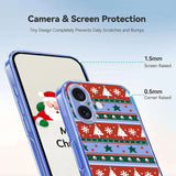 For-iPhone-16-Case-Christmas-Themed-Pattern-Printing-TPU-Phone-Back-Cover-Christmas-Ribbons