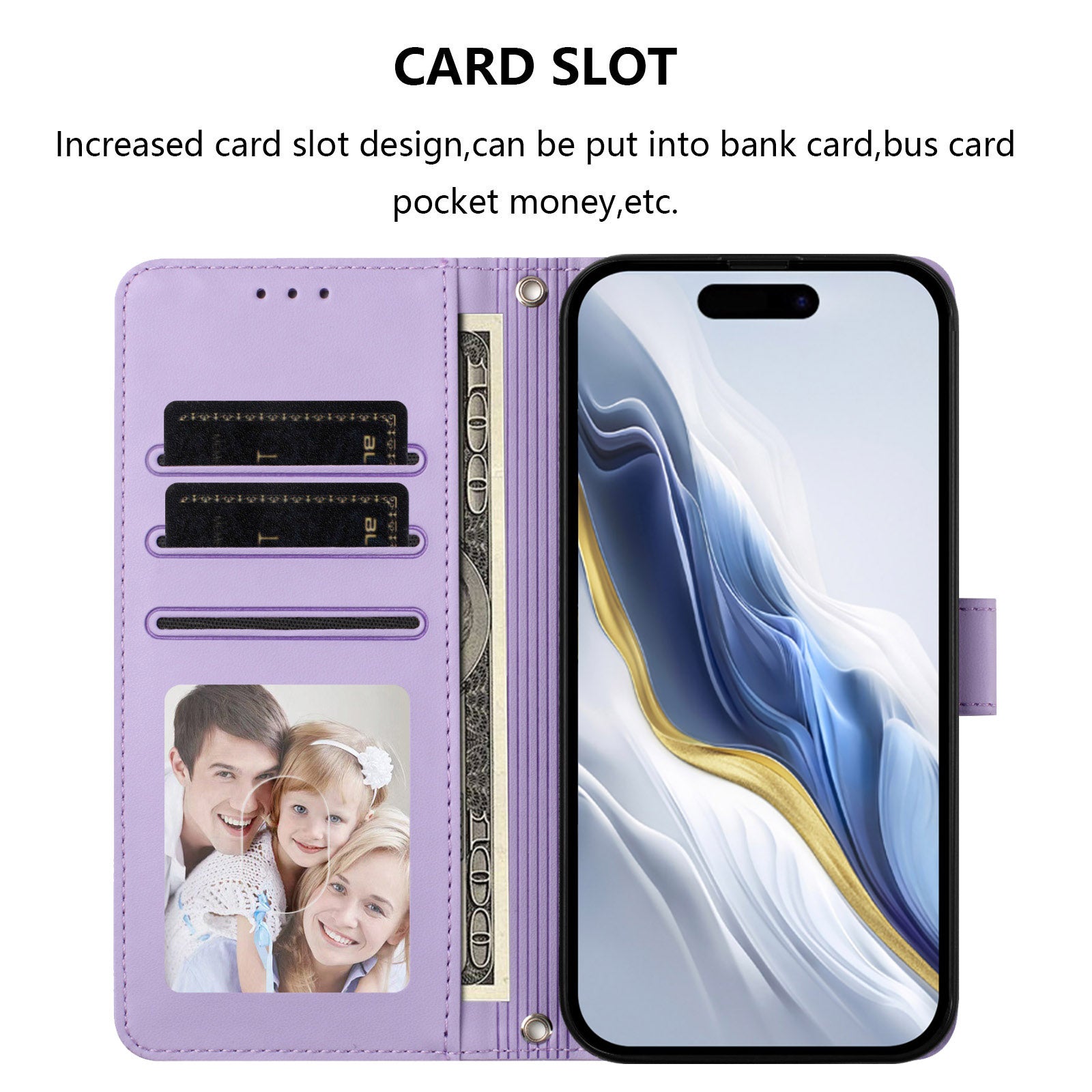 For-Samsung-Galaxy-S25-Edge-Wallet-Case-with-Wrist-Strap-Love-Cat-Pattern-Imprint-Leather-Phone-Cover-Light-Purple