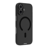 YOUNGKIT-For-iPhone-17-Matte-Case-Compatible-with-MagSafe-PET-TPU-Phone-Cover-Transparent-Black