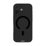YOUNGKIT-For-iPhone-17-Matte-Case-Compatible-with-MagSafe-PET-TPU-Phone-Cover-Transparent-Black