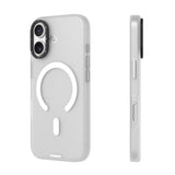 YOUNGKIT-For-iPhone-17-Matte-Case-Compatible-with-MagSafe-PET-TPU-Phone-Cover-White