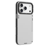 YOUNGKIT-For-iPhone-17-Pro-Max-Case-Compatible-with-MagSafe-PU-Leather-+-PC-Phone-Cover-Silver