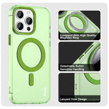 IMAK-For-iPhone-15-Pro-Max-Case-Compatible-with-MagSafe-Candy-Color-Anti-Drop-TPU-+-PET-Back-Cover-Green