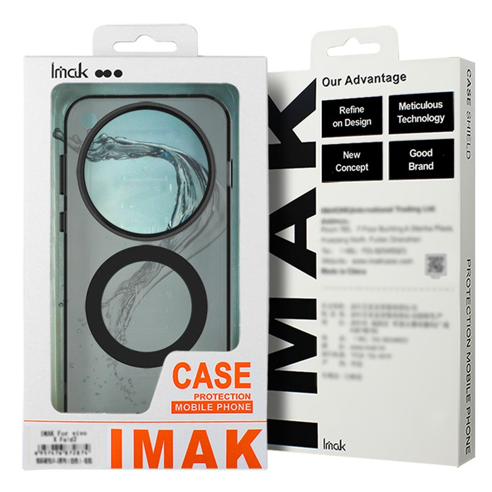 IMAK-For-iPhone-15-Pro-Max-Case-Compatible-with-MagSafe-Candy-Color-Anti-Drop-TPU-+-PET-Back-Cover-Green