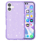 AMORUS-For-iPhone-17-Case-Soft-TPU-Hard-PC-Back-Shockproof-Phone-Cover-Glitter-Purple