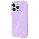 AMORUS-For-iPhone-13-Pro-Case-Soft-TPU-Hard-PC-Back-Shockproof-Phone-Cover-Glitter-Purple