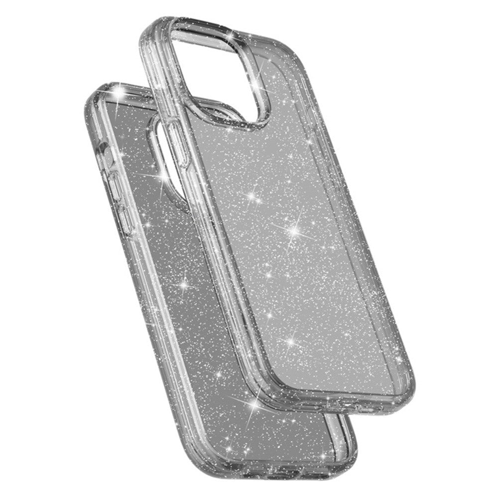 AMORUS-For-iPhone-13-Pro-Case-Soft-TPU-Hard-PC-Back-Shockproof-Phone-Cover-Glitter-Black