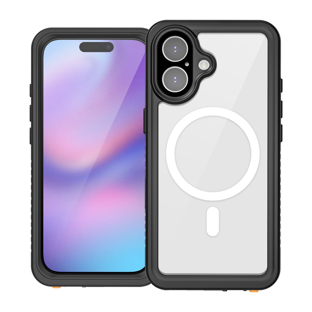 REDPEPPER-FS-/-FM-Series-For-iPhone-17-Clear-Case-Compatible-with-MagSafe-PC-TPU-PET-IP68-Waterproof-Phone-Cover