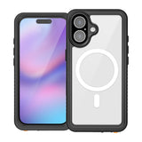 REDPEPPER-FS-/-FM-Series-For-iPhone-17-Clear-Case-Compatible-with-MagSafe-PC-TPU-PET-IP68-Waterproof-Phone-Cover