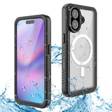 REDPEPPER-FS-/-FM-Series-For-iPhone-17-Clear-Case-Compatible-with-MagSafe-PC-TPU-PET-IP68-Waterproof-Phone-Cover