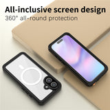 REDPEPPER-FS-/-FM-Series-For-iPhone-17-Clear-Case-Compatible-with-MagSafe-PC-TPU-PET-IP68-Waterproof-Phone-Cover