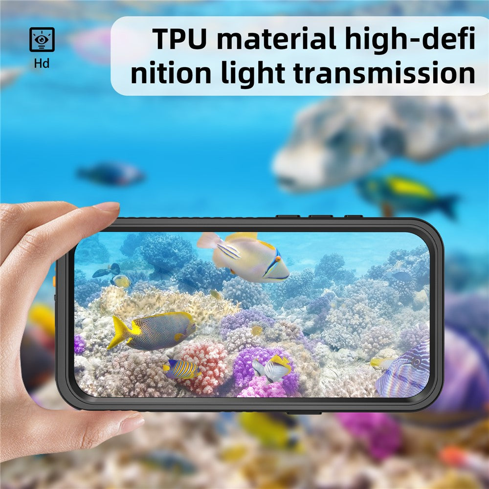 REDPEPPER-FS-/-FM-Series-For-iPhone-Air-Clear-Case-Compatible-with-MagSafe-PC-TPU-PET-IP68-Waterproof-Phone-Cover