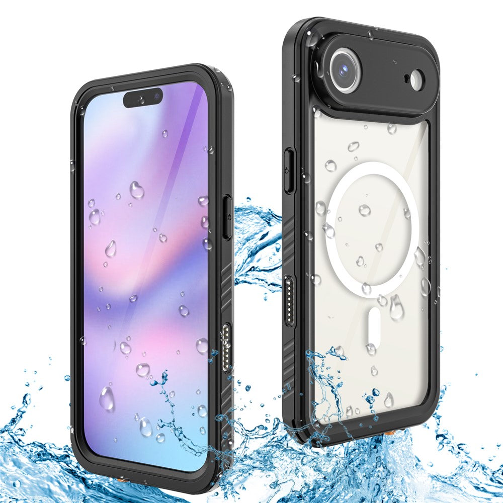 REDPEPPER-FS-/-FM-Series-For-iPhone-Air-Clear-Case-Compatible-with-MagSafe-PC-TPU-PET-IP68-Waterproof-Phone-Cover