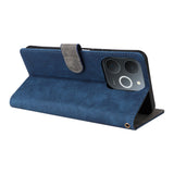 Wallet-Case-for-Realme-Note-70T-4G-/-Note-70-4G-/-Narzo-80-Lite-4G-/-Realme-C71-4G-(India)-RFID-Blocking-PU-Leather-Phone-Cover-Stand-with-Strap-Blue