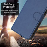 For-Samsung-Galaxy-S25-FE-Leather-Case-Solid-Color-Phone-Cover-with-Wallet-Sapphire