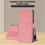 For-Samsung-Galaxy-S25-FE-Leather-Case-Solid-Color-Phone-Cover-with-Wallet-Pink