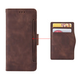 For-Xiaomi-Redmi-15-4G-(EU)-(171mm)-Leather-Case-Phone-Wallet-Cover-with-Multiple-Card-Slots-Brown
