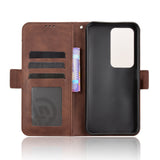 For-Xiaomi-Redmi-15-4G-(EU)-(171mm)-Leather-Case-Phone-Wallet-Cover-with-Multiple-Card-Slots-Brown