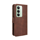 For-Xiaomi-Redmi-15-4G-(EU)-(171mm)-Leather-Case-Phone-Wallet-Cover-with-Multiple-Card-Slots-Brown