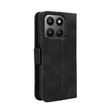 For-Honor-400-Smart-5G-/-4G-/-X7d-4G-Leather-Case-Phone-Wallet-Cover-with-Multiple-Card-Slots-Black