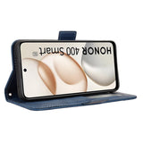 For-Honor-400-Smart-5G-/-4G-/-X7d-4G-Leather-Case-Phone-Wallet-Cover-with-Multiple-Card-Slots-Blue