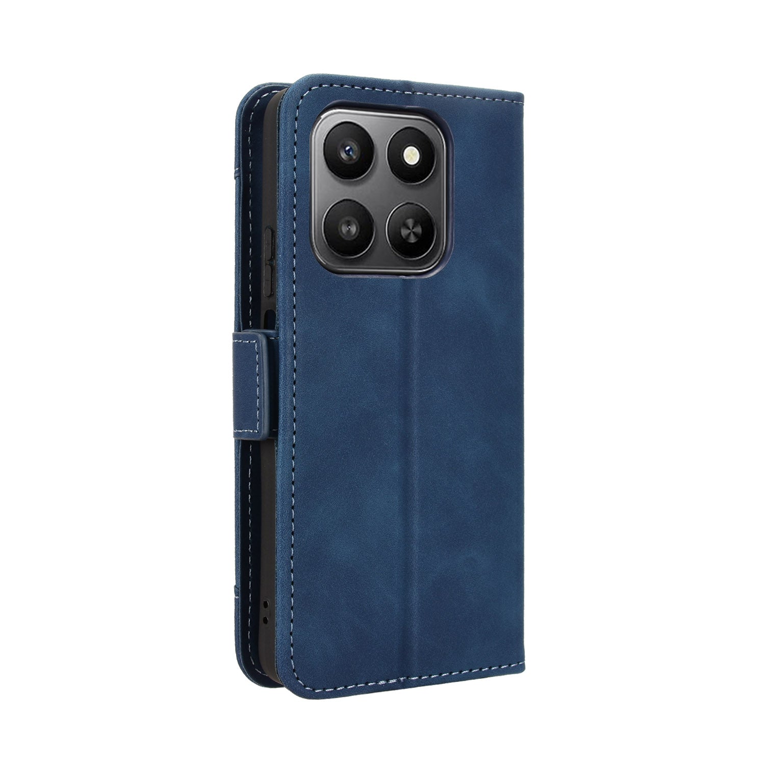For-Honor-400-Smart-5G-/-4G-/-X7d-4G-Leather-Case-Phone-Wallet-Cover-with-Multiple-Card-Slots-Blue