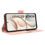 For-Honor-400-Smart-5G-/-4G-/-X7d-4G-Leather-Case-Phone-Wallet-Cover-with-Multiple-Card-Slots-Pink
