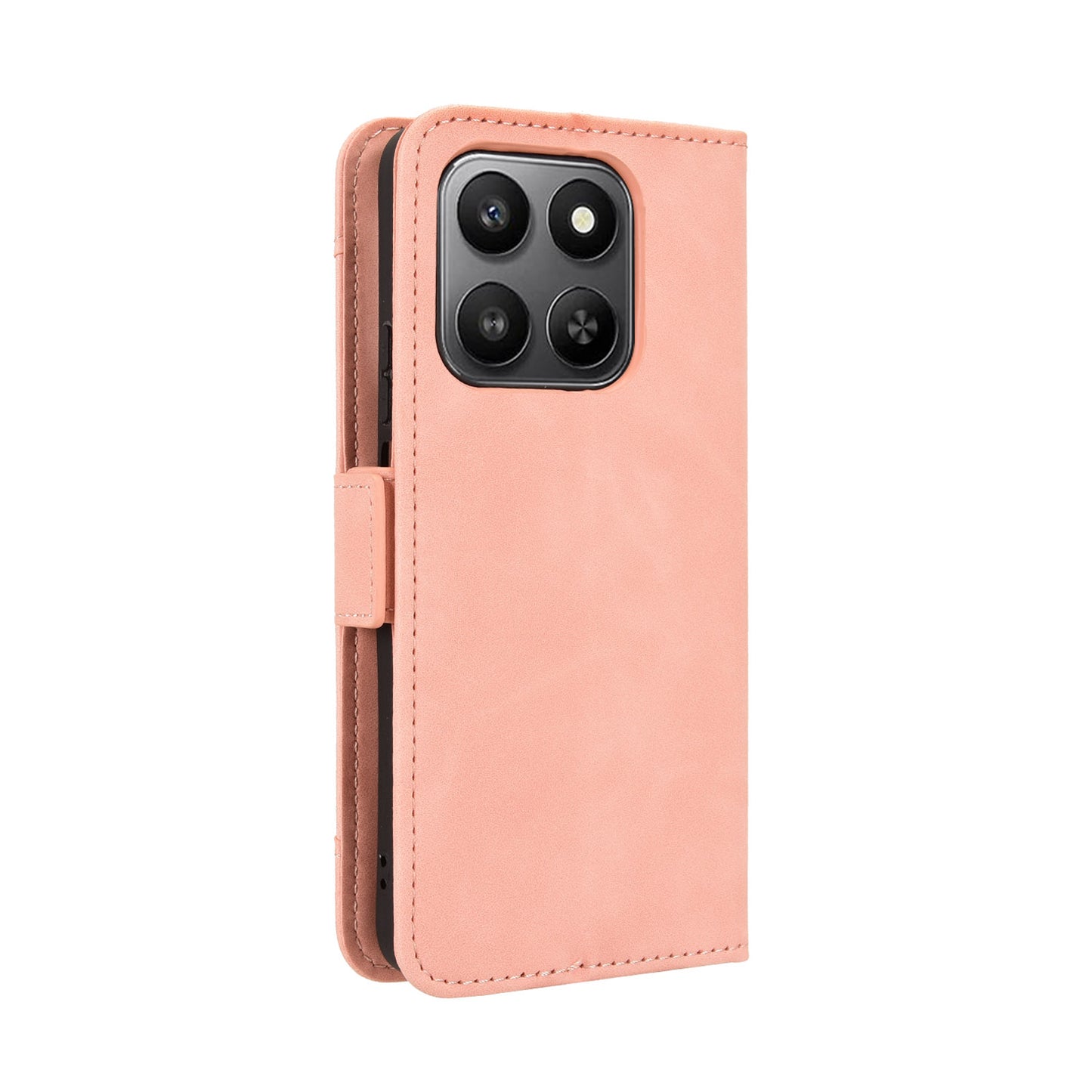 For-Honor-400-Smart-5G-/-4G-/-X7d-4G-Leather-Case-Phone-Wallet-Cover-with-Multiple-Card-Slots-Pink