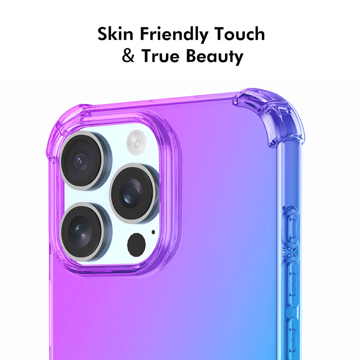 For-iPhone-16-Pro-Max-TPU-Case-ENKAY-Thickened-Four-Corner-Drop-proof-Phone-Back-Cover-Pink-/-Gold